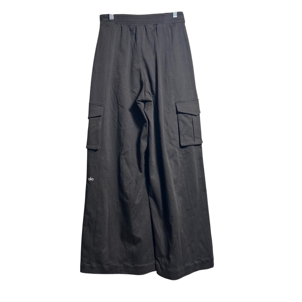 Alo Yoga Show Off Cargo Pants Espresso Brown Wide Leg High Waist Small W51383R